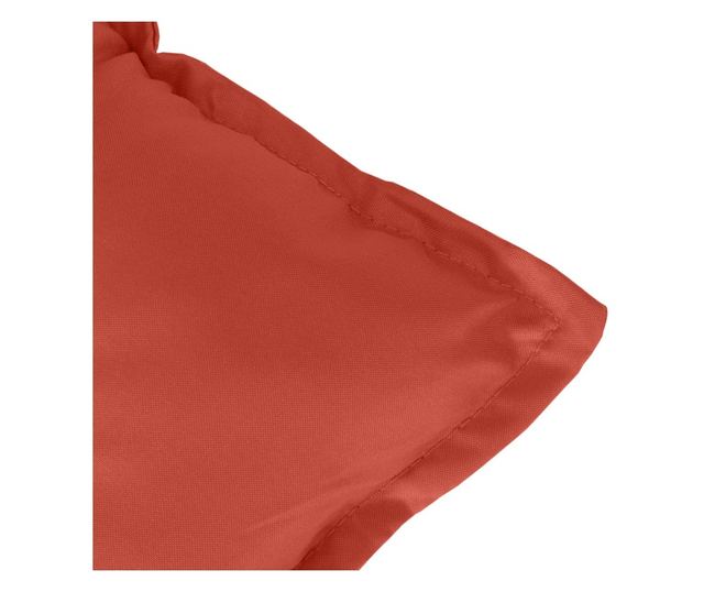 melange piros szövet kerti padpárna 120 x 50 x 7 cm