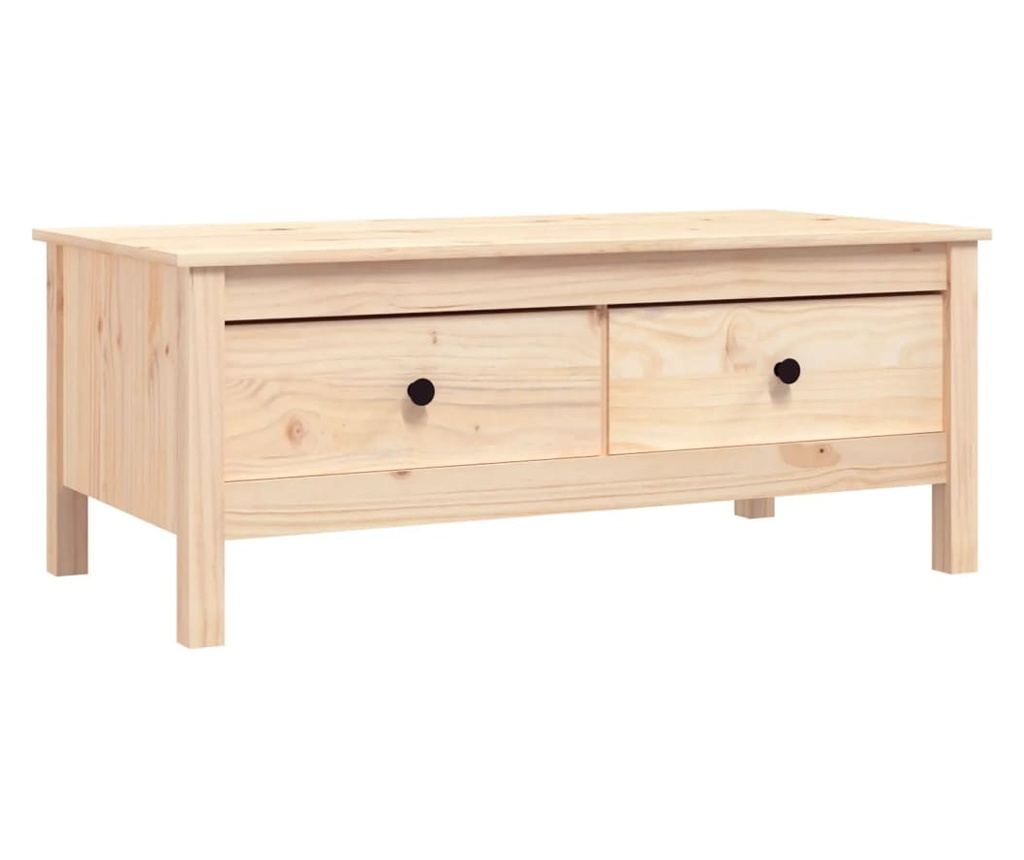 Mizica za kavo, 100x50x40 cm, masivno borovo leso - 2