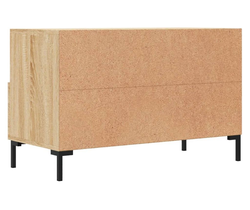 TV komoda, hrast sonoma, 80x36x50 cm, obrađeno drvo - 8