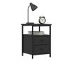 Noćni ormarići, 2 kom., crna, 34x35,5x50 cm, kompozitno drvo thumbnail 3