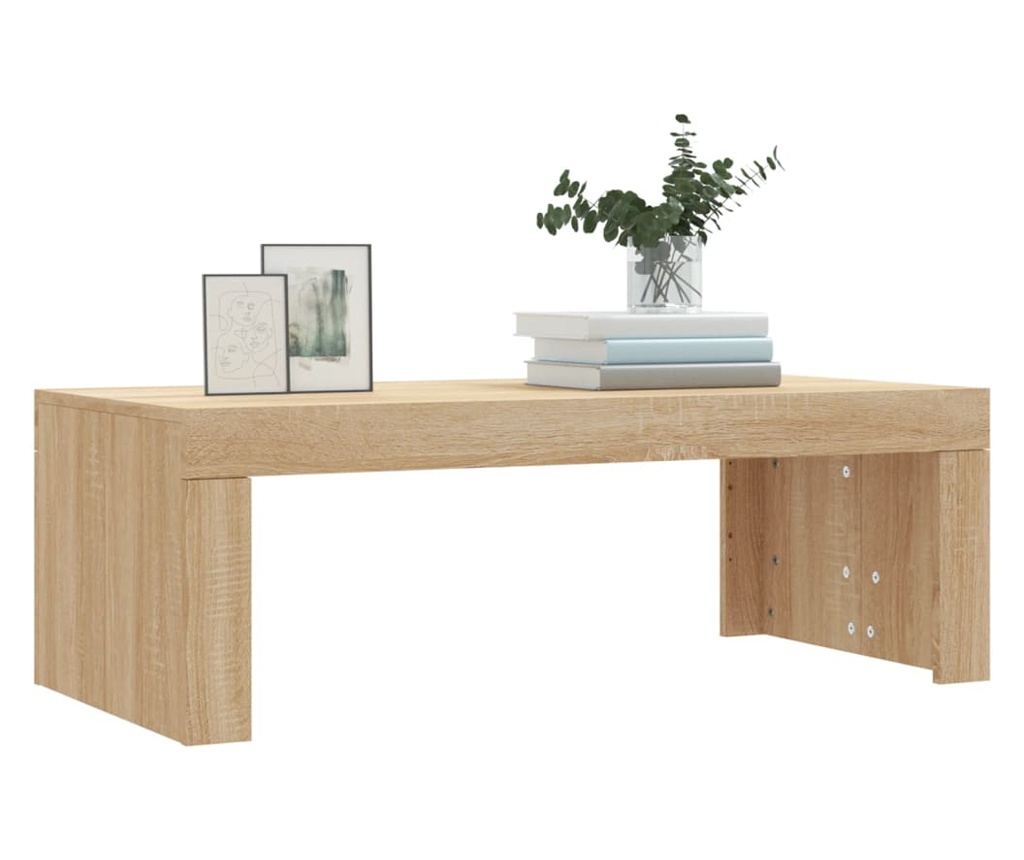 Stolić za kavu, sonoma hrast, 102x50x36 cm, obrađeno drvo - 3