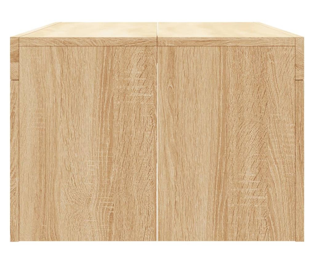 Stolić za kavu, sonoma hrast, 102x50x36 cm, obrađeno drvo - 5