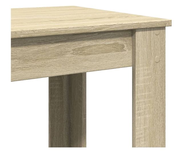 sonoma tölgy színű szerelt fa bárasztal 102 x 50 x 103,5 cm