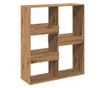 kézműves tölgy színű könyvszekrény/térelválasztó 100x33x115 cm thumbnail 2