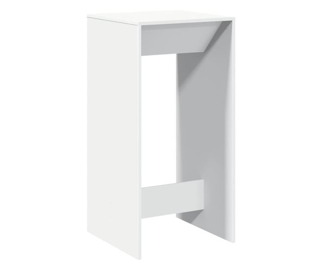 fehér szerelt fa bárasztal 51 x 50 x 103,5 cm