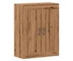 kézműves tölgy színű szerelt fa tálalószekrény 69,5x34x90 cm