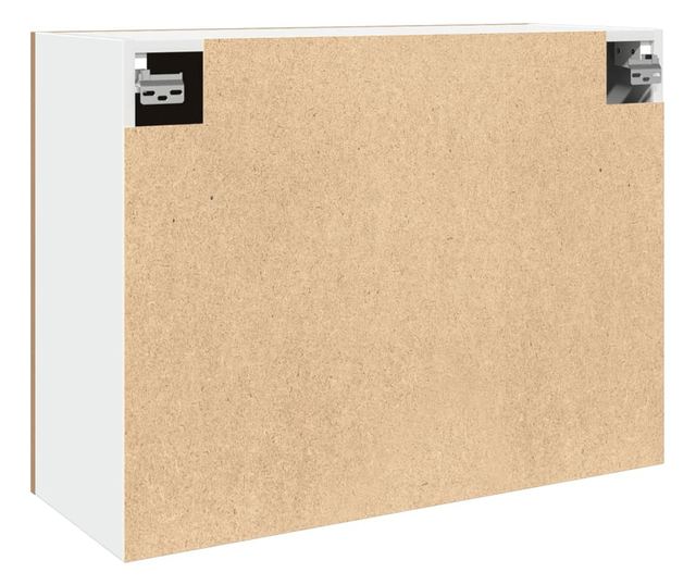 kézműves tölgy színű szerelt fa függőszekrény 80x31x60 cm