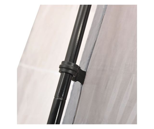 szürke szövet medencesátor 660 x 580 x 250 cm