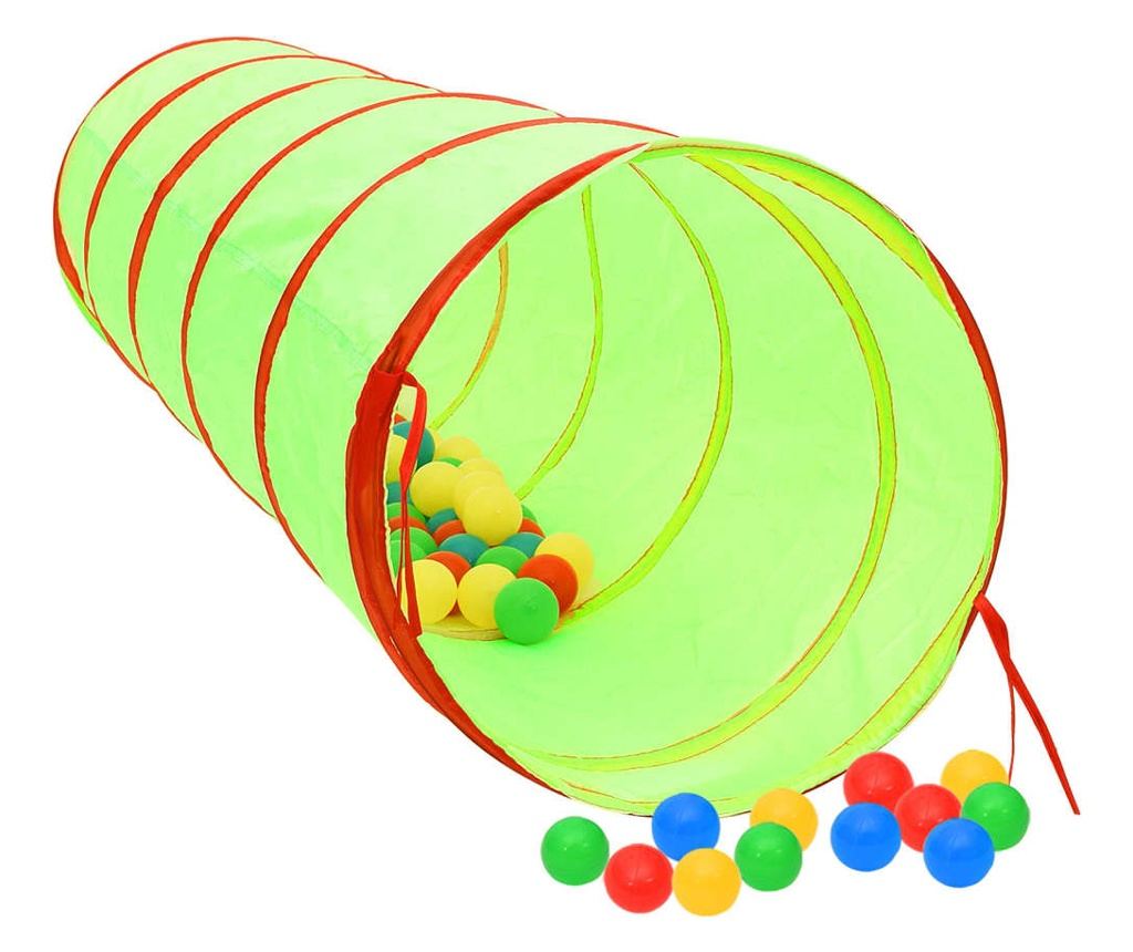 zöld poliészter gyerek-játszóalagút 175 cm - 4