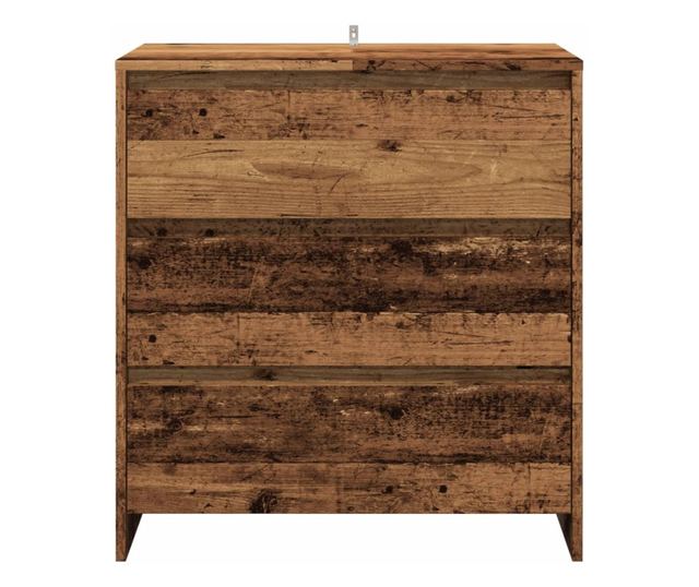 antik fa színű szerelt fa tálalószekrény 70x41x75 cm