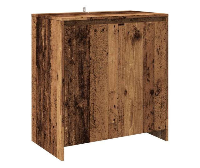 antik fa színű szerelt fa tálalószekrény 70x41x75 cm