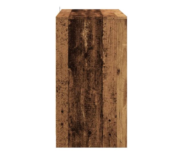 antik fa színű szerelt fa tálalószekrény 70x41x75 cm