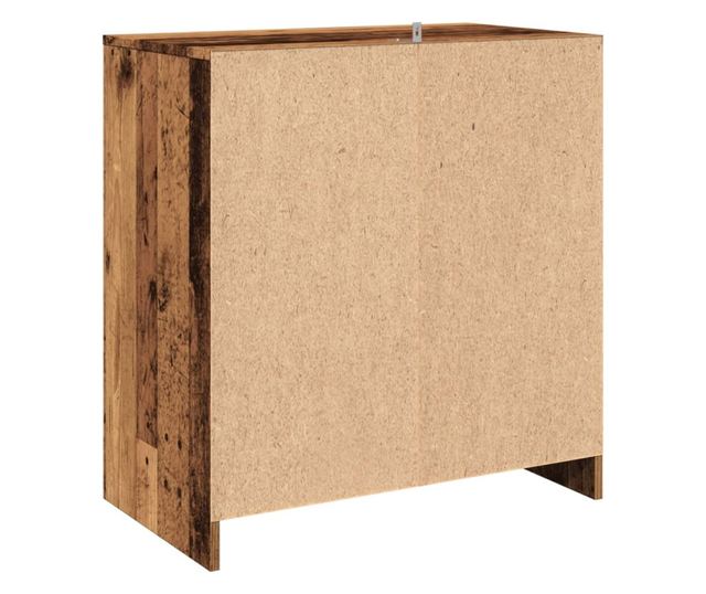 antik fa színű szerelt fa tálalószekrény 70x41x75 cm