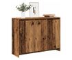 antik fa színű szerelt fa tálalószekrény 102 x 33 x 75 cm thumbnail 1