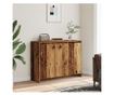 antik fa színű szerelt fa tálalószekrény 102 x 33 x 75 cm thumbnail 3