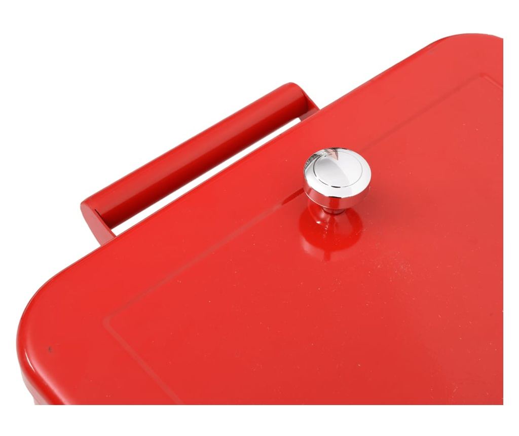 piros hűtőkocsi kerekekkel 92 x 43 x 89 cm - 8