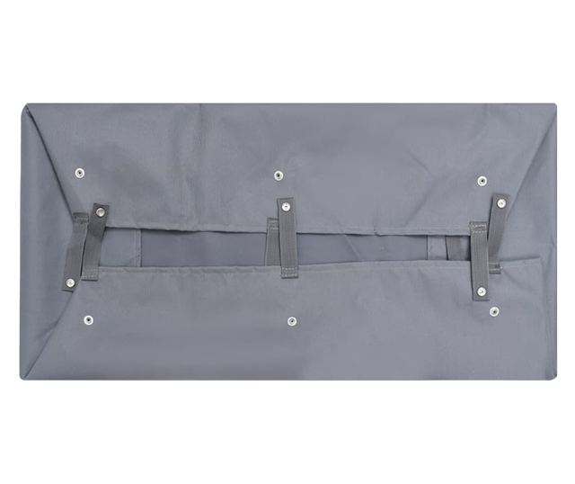 sötétszürke szövet kerti kocsi bélés 81 x 41 x 21 cm