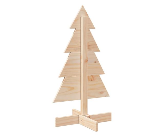 tömör fenyőfa karácsonyfa-dekoráció 80 cm