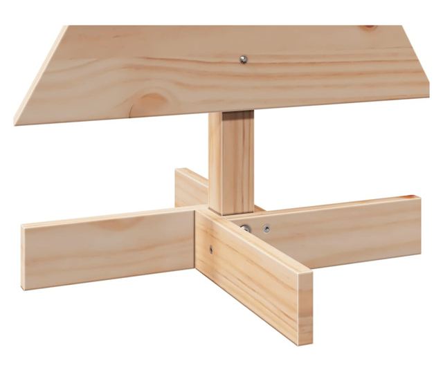 tömör fenyőfa karácsonyfa-dekoráció 80 cm