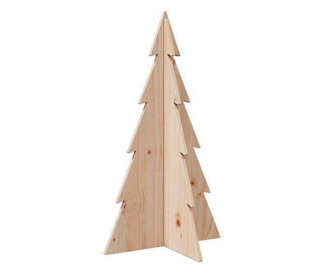 tömör fenyőfa karácsonyfa-dekoráció 80 cm