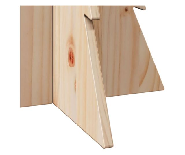 tömör fenyőfa karácsonyfa-dekoráció 80 cm