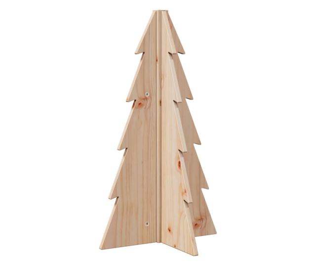 tömör fenyőfa karácsonyfa-dekoráció 69,5 cm