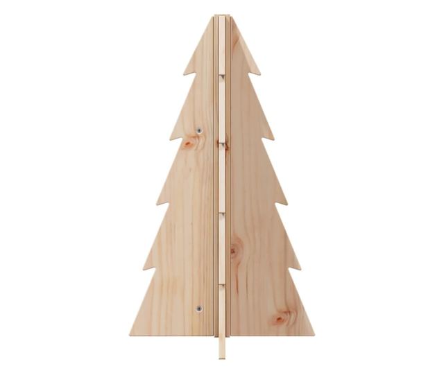 tömör fenyőfa karácsonyfa-dekoráció 69,5 cm