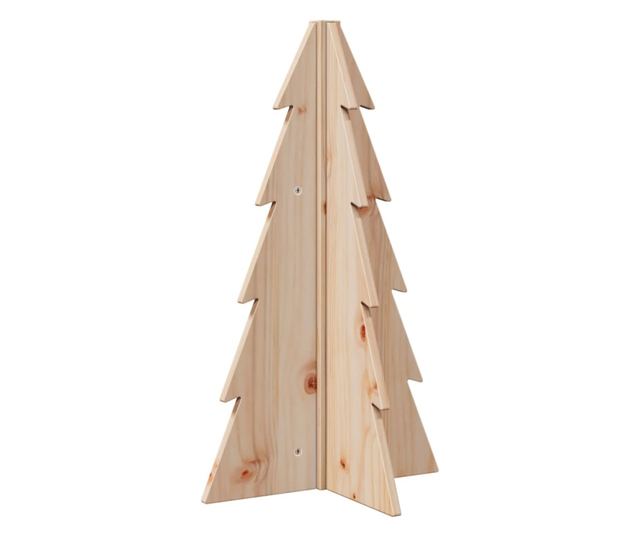 tömör fenyőfa karácsonyfa-dekoráció 69,5 cm