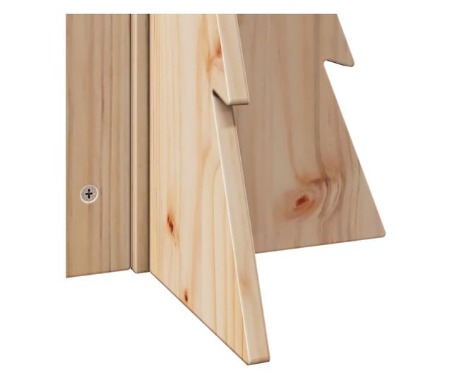 tömör fenyőfa karácsonyfa-dekoráció 69,5 cm