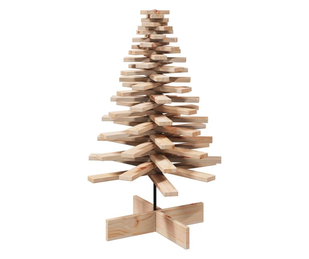 tömör fenyőfa karácsonyfa-dekoráció 100 cm - 2