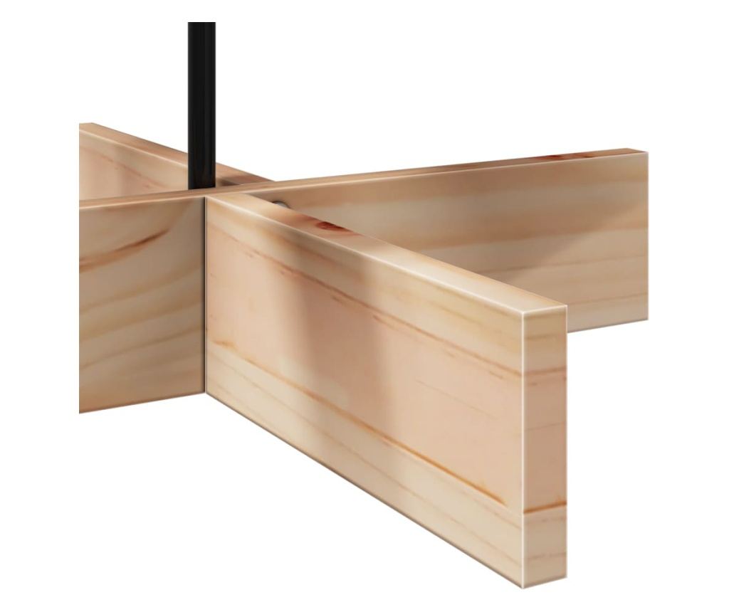 tömör fenyőfa karácsonyfa-dekoráció 100 cm - 6