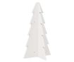 fehér tömör fenyőfa karácsonyfa-dekoráció 69,5 cm