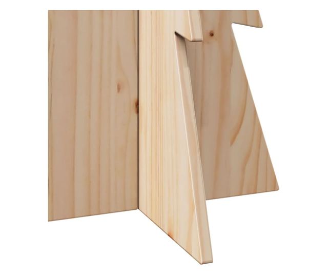 tömör fenyőfa karácsonyfa-dekoráció 112 cm