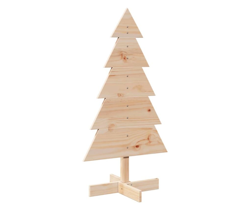 tömör fenyőfa karácsonyfa-dekoráció 100 cm - 2