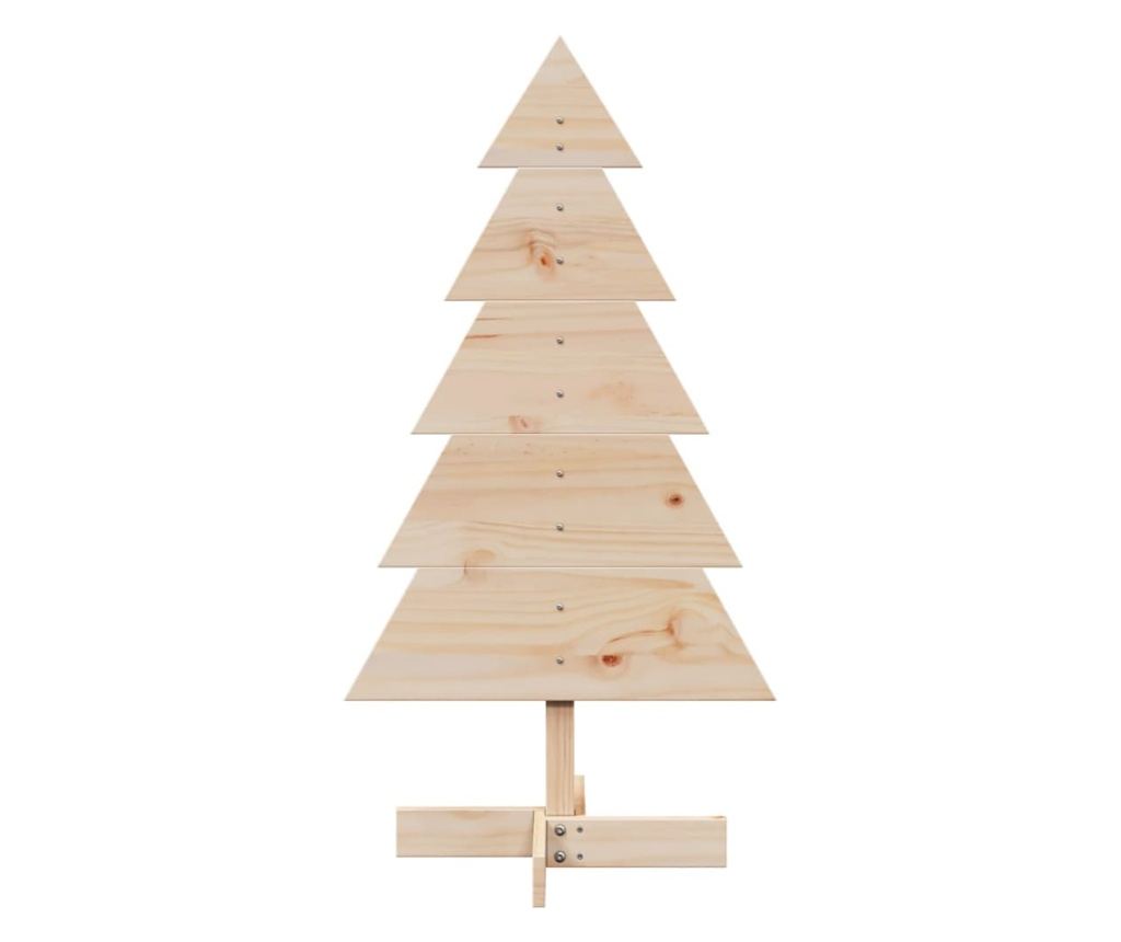 tömör fenyőfa karácsonyfa-dekoráció 100 cm - 3