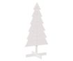 fehér tömör fenyőfa karácsonyfa-dekoráció 120 cm