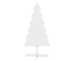 fehér tömör fenyőfa karácsonyfa-dekoráció 120 cm