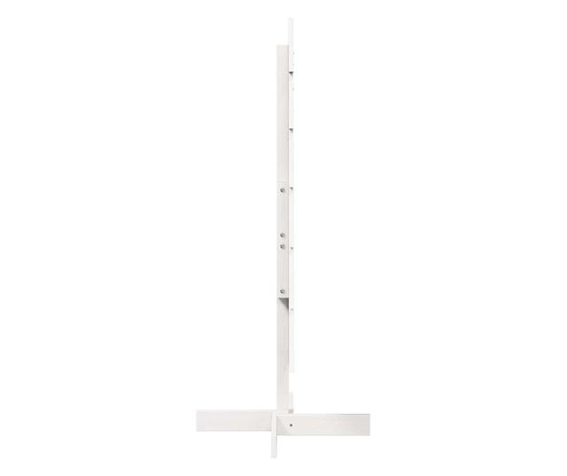 fehér tömör fenyőfa karácsonyfa-dekoráció 120 cm