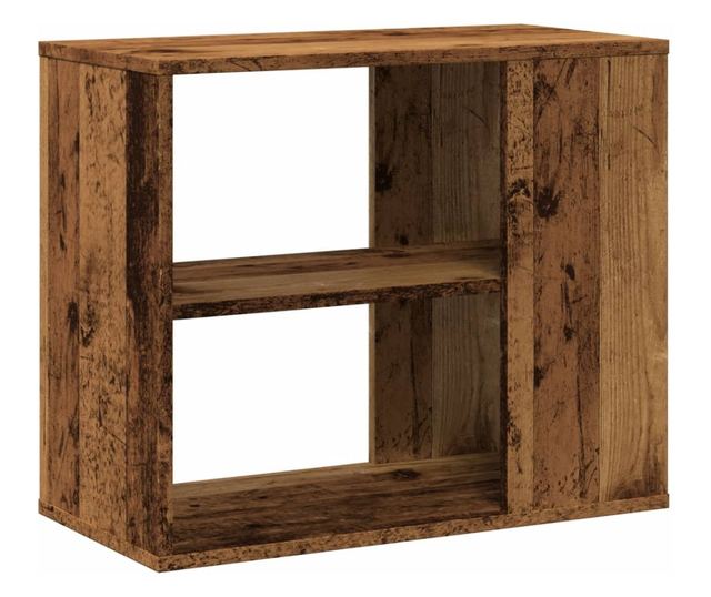 antik fa színű szerelt fa kisszekrény 60 x 30 x 50 cm