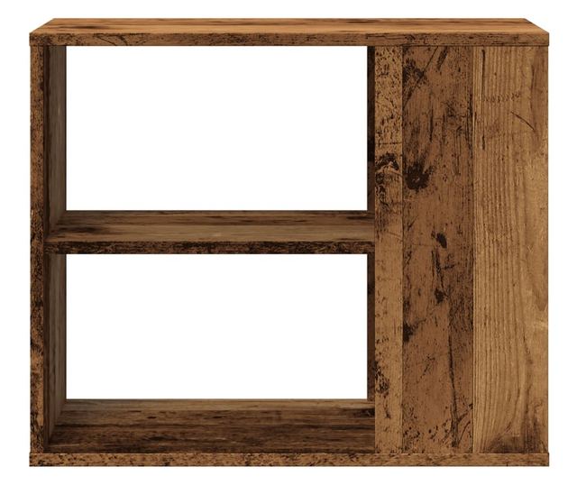 antik fa színű szerelt fa kisszekrény 60 x 30 x 50 cm