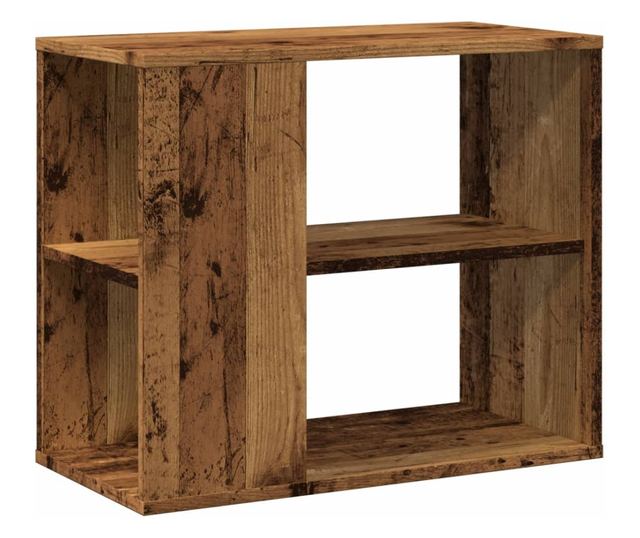 antik fa színű szerelt fa kisszekrény 60 x 30 x 50 cm