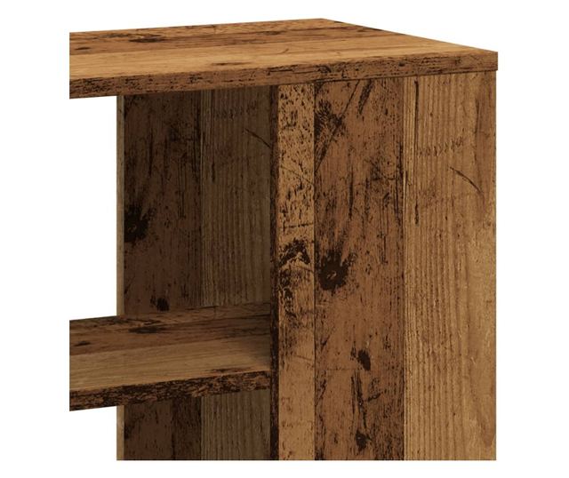 antik fa színű szerelt fa kisszekrény 60 x 30 x 50 cm