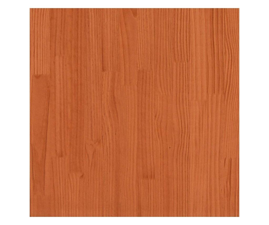 viaszbarna tömör fenyőfa karácsonyfa-dekoráció 80 cm - 7