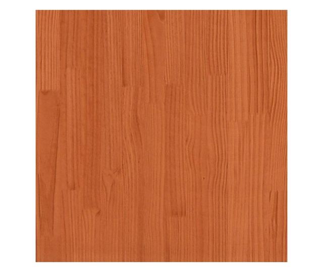 viaszbarna tömör fenyőfa karácsonyfa-dekoráció 69,5 cm