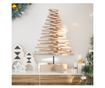 tömör fenyőfa karácsonyfa-dekoráció 80 cm