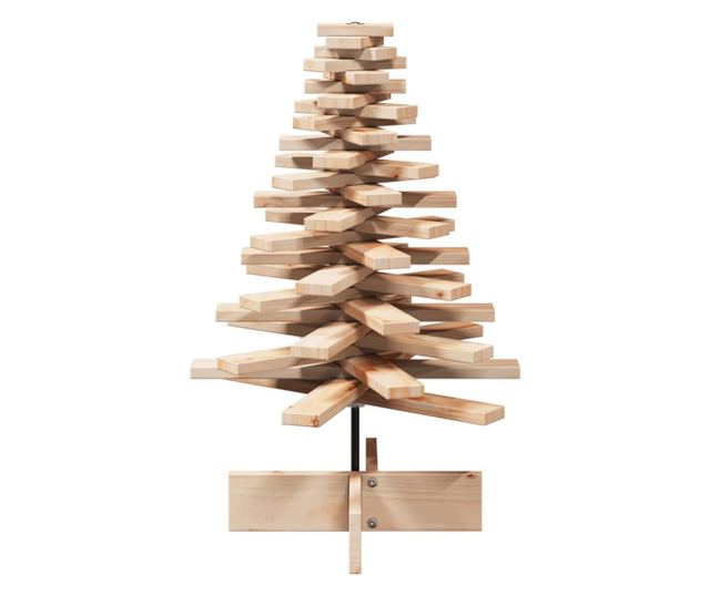 tömör fenyőfa karácsonyfa-dekoráció 80 cm