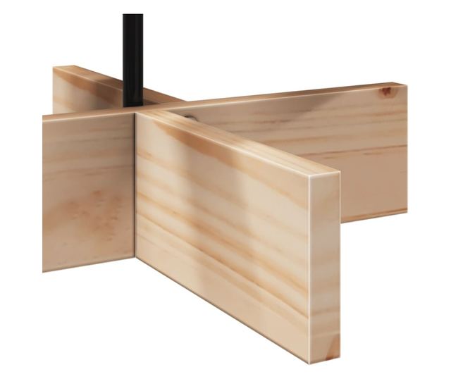 tömör fenyőfa karácsonyfa-dekoráció 80 cm