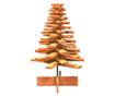 viaszbarna tömör fenyőfa karácsonyfa-dekoráció 80 cm thumbnail 3