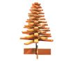 viaszbarna tömör fenyőfa karácsonyfa-dekoráció 80 cm thumbnail 4