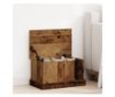 antik fa színű szerelt fa tárolódoboz 30 x 50 x 28 cm thumbnail 1